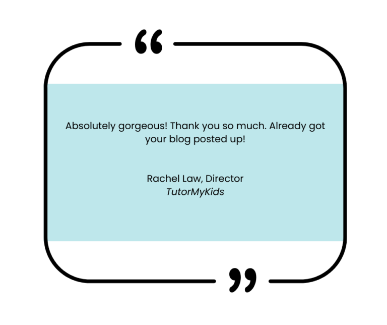 Testimonial Rachel Law