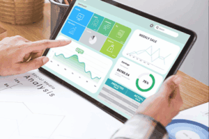 Computer screen showing SEO audit