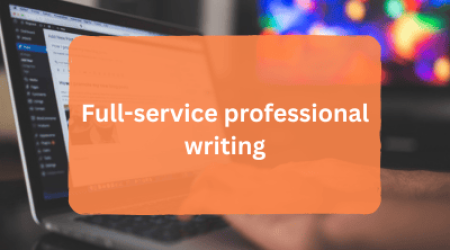 Full service professional writing