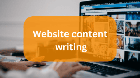 Website content writing service